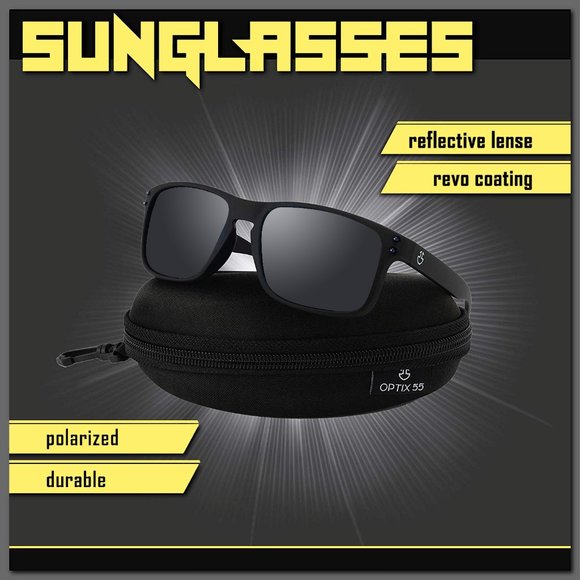 Polarized Sunglasses for Men & Women Mirrored - Smoke - Picture 7 of 7